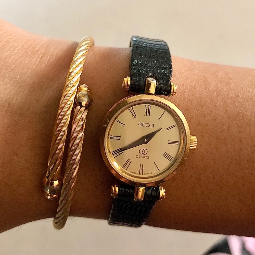 Authentic Gucci 18K Gold Plated Watch